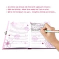 thumbnail image 2 of Diary with Lock, GINMLYDA Paper Locking Journals with 160 Pages School Supplies  (Alpaca), 2 of 6