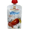 Happy Baby Banana & Pumpkin Greek Yogurt Organic Stage 2 Baby Food, 3.5 oz, (Pack of 16)