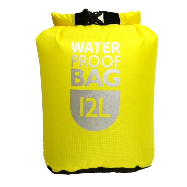 Sac Étanche Sec 6L12L pour Extérieur Natation rafting kayak Bateau Sac de Rangement