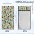 thumbnail image 5 of ZUXONGSY Car Seat Cover Towel Capybara Daisy Print Cars Seat Towel Covers Non-Slip Towel Bucket Seat Covers Universal Fit for Cars Suvs Vans Trucks, 5 of 8