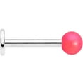 thumbnail image 3 of Body Candy 16G Stainless Steel Matte Pink Ball Labret Monroe Top Ear Cartilage Tragus Piercing Jewelry 5/16, 3 of 8