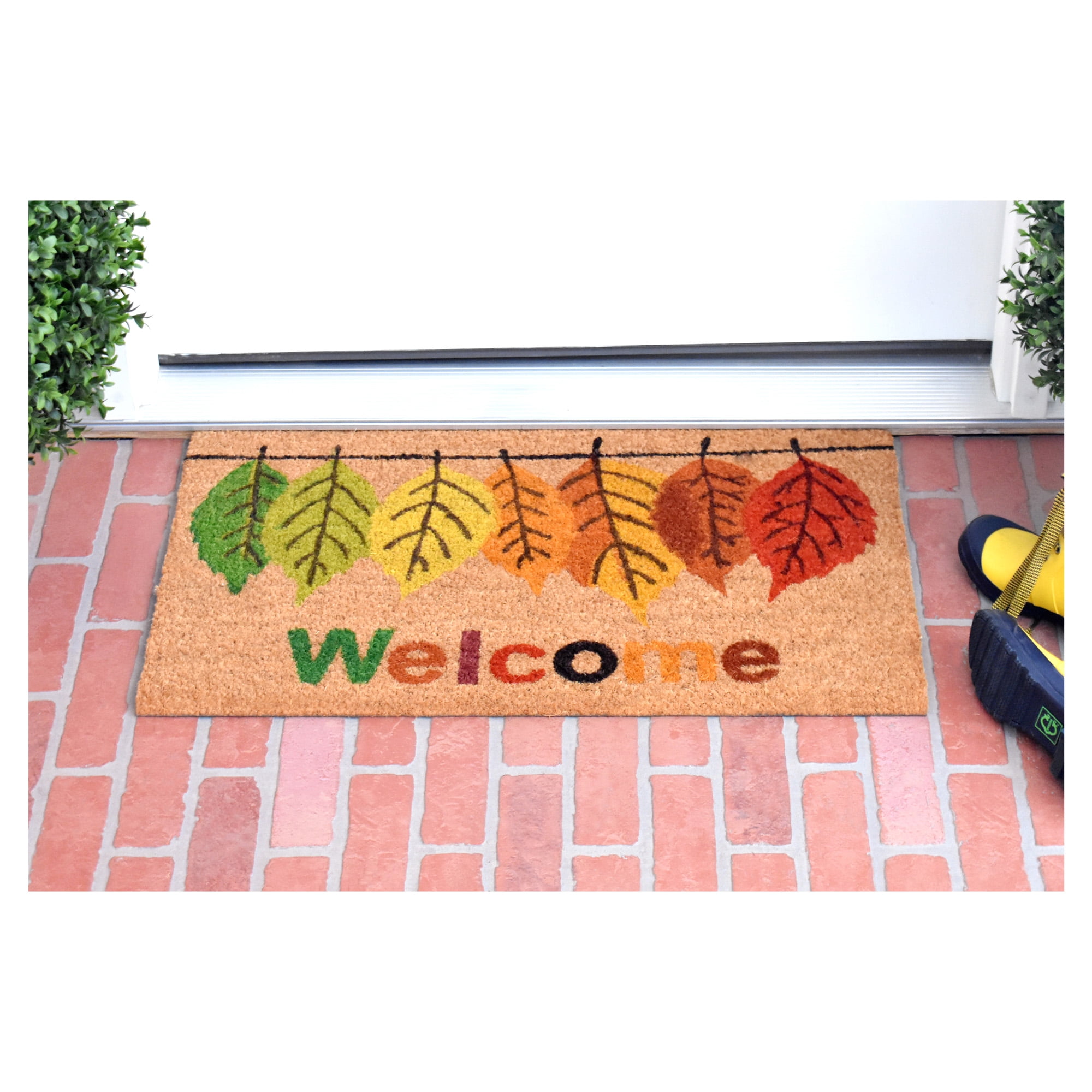 Calloway Mills 104801729 17 x 29 in. Fall Colors Rectangular Doormat, Multi Color