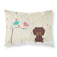 thumbnail image 1 of Caroline's Treasures Christmas Presents Friends Dachshund Funda de almohada estándar de tela de chocolate BB2603 Caroline's Treasures BB2603PILLOWCASE, 1 of 1