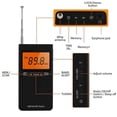 thumbnail image 4 of Portable Weather Radio FM AM Emergency Pocket Radio with Weather Warning Alarm Clock Mini Handheld Radio, 4 of 5