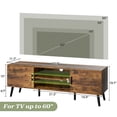 thumbnail image 4 of Amadwell Mid Century TV Stand for 60" TVs, Adjustable Shelf, 54 inch Media Console for Living Room, 4 of 9
