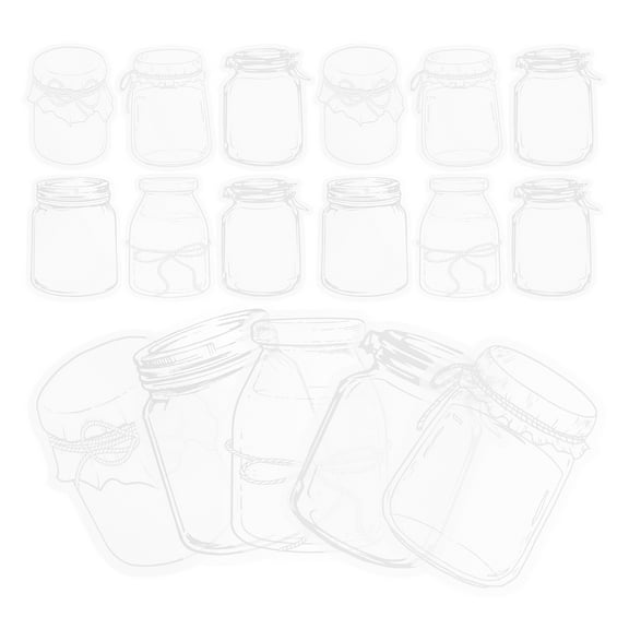 20 Sheets Transparent Bookmarks Diy Transparent Bookmarks Diy Bookmark Kit Clear Stickers For Pressed Flowers Bookmark For Dried Flower