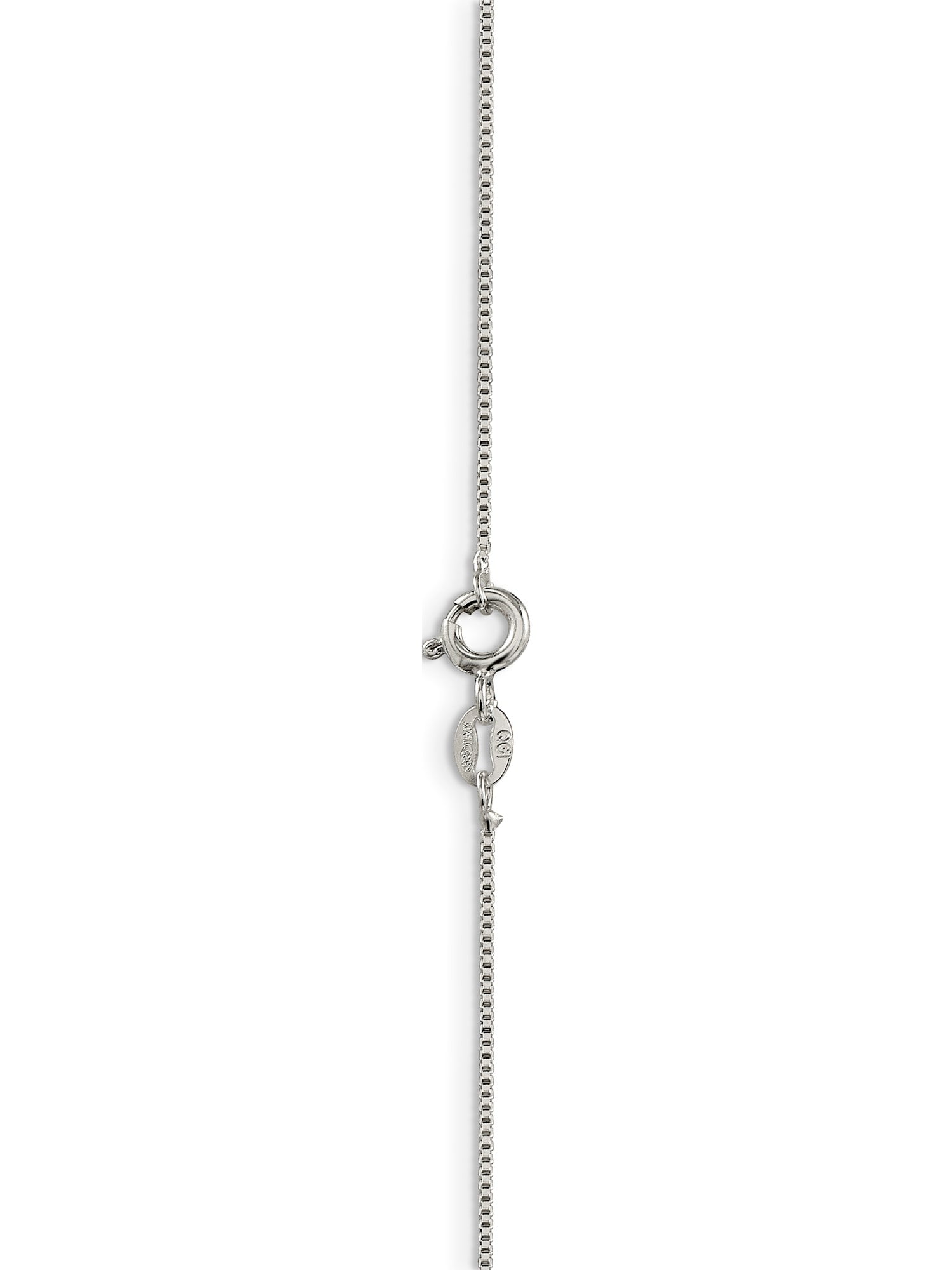 Beautiful Sterling Silver Polished Enameled Gecko Chain Slide Pendant