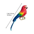 thumbnail image 2 of Yvsxxv 1 Colorful Realistic Parrot Figurines & Knick-Knacks Artificial Bird Sculpture for Outdoor Garden Decor, 2 of 7