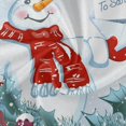 thumbnail image 2 of Coolnut Christmas Snowman Round Tablecloth 60", Waterproof Stain and Wrinkle Resistant Washable Decorative Table Covers for Kitchen Dining Tabletop Party Outdoor Picnic Christmas Decor, 2 of 7