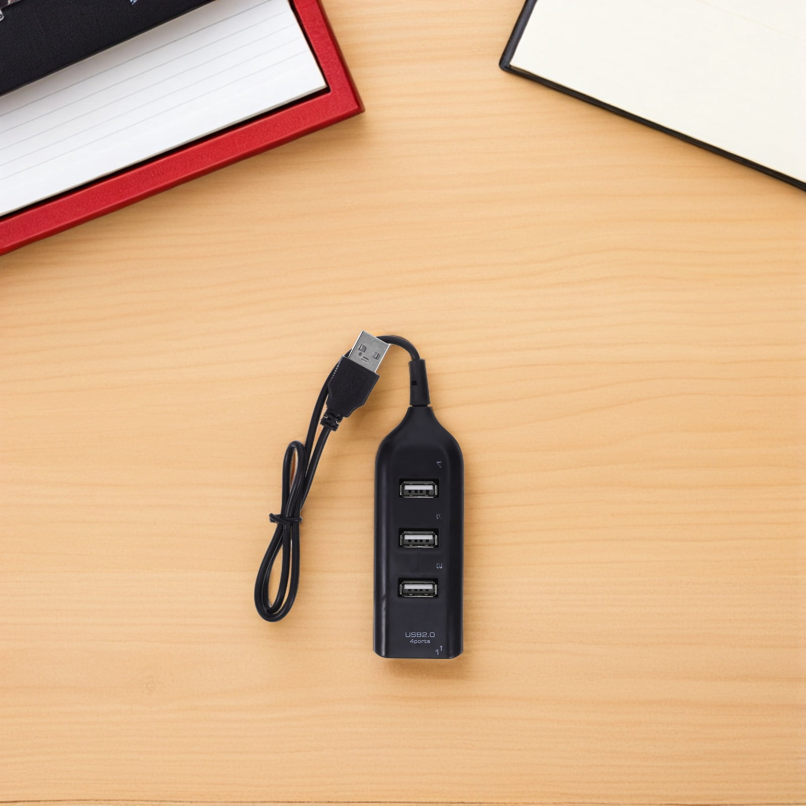 IFANLANDOR usb port adapter USB Hub ABS Black for Desktop Users 1Set
