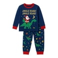 thumbnail image 4 of JAJAHO Merry Christmas Pajamas For Kids Girls Boys Holiday Sleepwear Long Sleeve Santa 2 Piece Pjs 2-10Y, 4 of 4