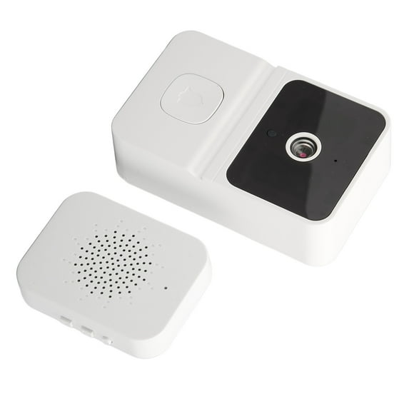 Smart Video Doorbell, Camera Doorbell Indoor Ringer  for Home Black,White