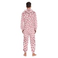 thumbnail image 4 of FORMRS Onesies Pajama for Adults Unisex Hoodie Winter Jumpsuit One Piece Sleepwear, Sizes S-2XL, Strawberry Plaid Pattern, 4 of 7