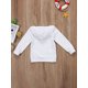 thumbnail image 3 of Sudadera informal de algodón con capucha y manga larga para bebé niño pequeño, con estampado de letras a la moda., 3 of 6
