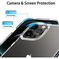 thumbnail image 3 of Transparent Case for Apple iPhone 11 Pro Max Clear Case, [Yellow Resistant] Hard Back Cover Soft Silicone, Shockproof Slim Case for Apple iPhone 11 Pro Max, 3 of 6