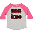 thumbnail image 3 of Inktastic Big Bro Buffalo Plaid Brother Boys Toddler T-Shirt, 3 of 5