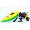 23" Balaenoptera Musculus Racing Boat Radio Control Ship High Speed - Green/Yellow