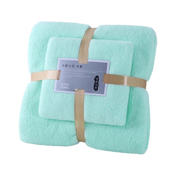SHENGXINY Bath Towels Clearance Bath Towel Bathroom Sets Bath Towel Ultra Soft Cotton Towel Sets High Absorbent Towel Includes 1 Bath Towel 28.5X51 Inchend 1 Towel 13.5X29.5 In Green