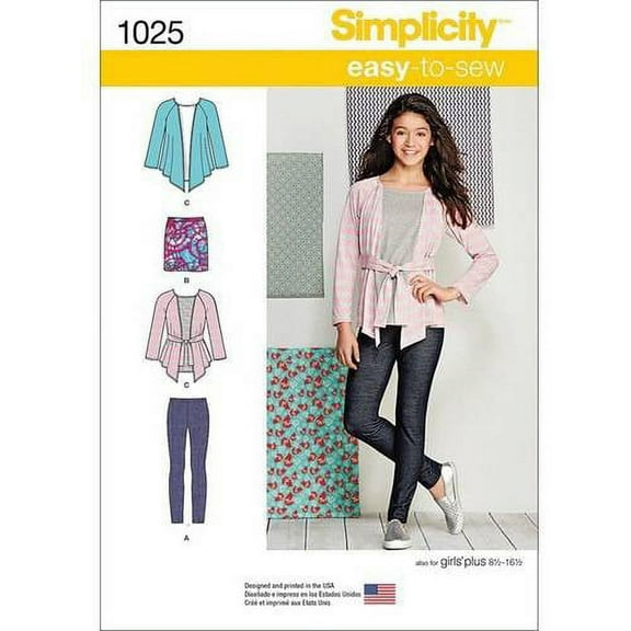 Simplicity Childs' Size 8-16 Knit Separates Pattern, 1 Each