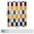 thumbnail image 4 of ONETECH  Throw Blanket Checkerboard Rainbow, Colorful Chessboard Flannel Blanket for Couch,Bed,Sofa,Soft Cozy Comfy Warm Checkered Blanket Home Decor for All Season, 4 of 6