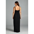 thumbnail image 2 of Christine V Women's Braided Strap Maxi Dress - Black - Large, 2 of 3