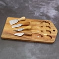 thumbnail image 2 of MLINS 2 Sets  Cutting Board Wooden Chopping Board with Butter Cheese Fork Cutters, 2 of 8