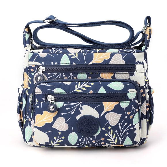 Pealwel Bolso de hombro para mujer, espacioso, con múltiples bolsillos, bolso cruzado para mujer, bolso con asa superior