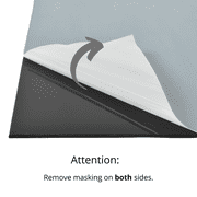 BuyPlastic Clear Polycarbonate Plastic Sheet, 1/8 x 12 x 12