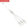 thumbnail image 3 of Controlador ARGB 5V 3PIN a SATA Cable de extensión de interfaz para ventilador con caja PC blanca, 3 of 7