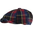thumbnail image 6 of CoCopeaunts Newsboy Hats for Women Beret Cap Vintage Plaid Octagonal Newsboy Cap Male Female Artist Painter Beret Hat Ivy Cap, 6 of 7