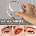thumbnail image 2 of Fenchilin 10''x12'' Vanity Makeup Mirror with Lights Tabletop Metal White, 2 of 8