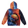 thumbnail image 4 of Pzuqiu Basketball Boys Hooded Sweatshirt Lightness Comfortable Long Sleeve Hoodies Kids Unique Design Fuzzy Fall Winter Clothes Fleece Practical Casual Clothes for Boys 4-5, 4 of 6