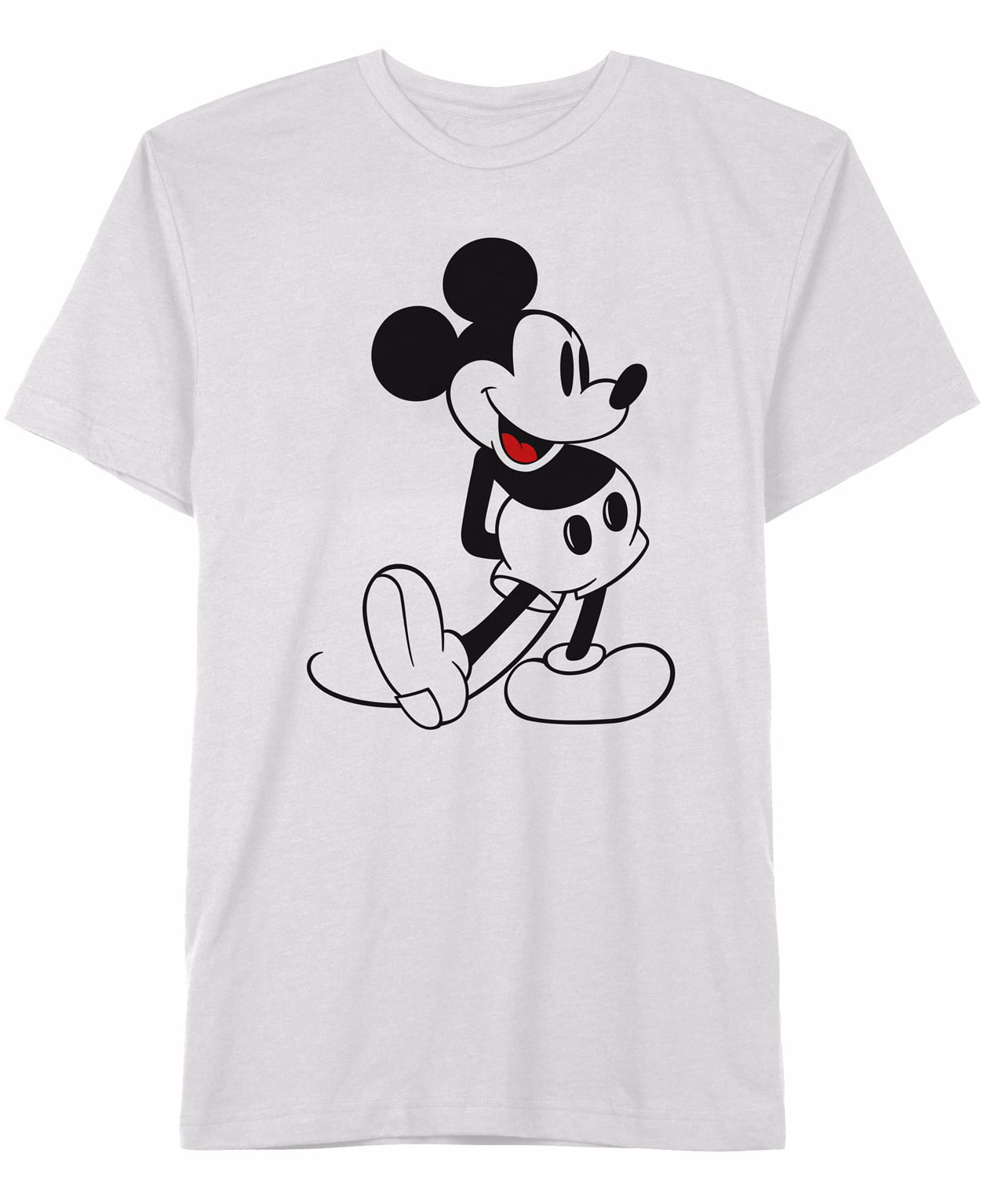 Disney Mickey Mouse Lean Back Boys T Shirt - Walmart.com.