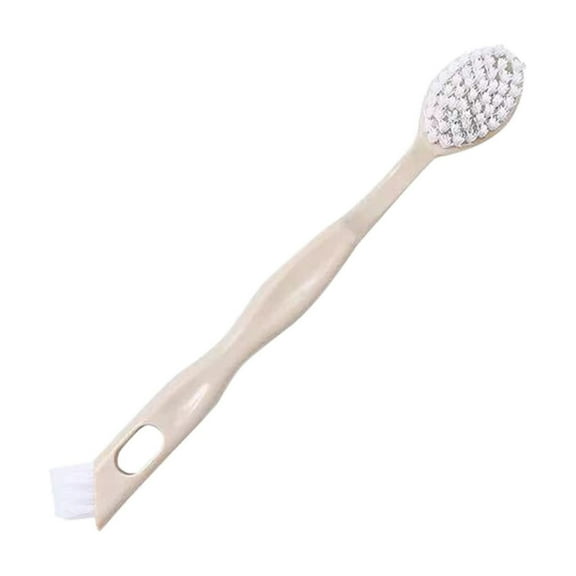 VWRXBZ Shoe Brush, 9.25 Inch Double Headed Long Handled Cleaning Shoe Brush Household Shoe Washing Brush Soft Bristled Cleaning Shoe Brush Cleaning Supplies