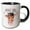 Black/White, variant on 3drose, Queen for a Day Funny Chiweenie Dog in a Crown for Dog Lovers, 11oz Magic Transforming Mug