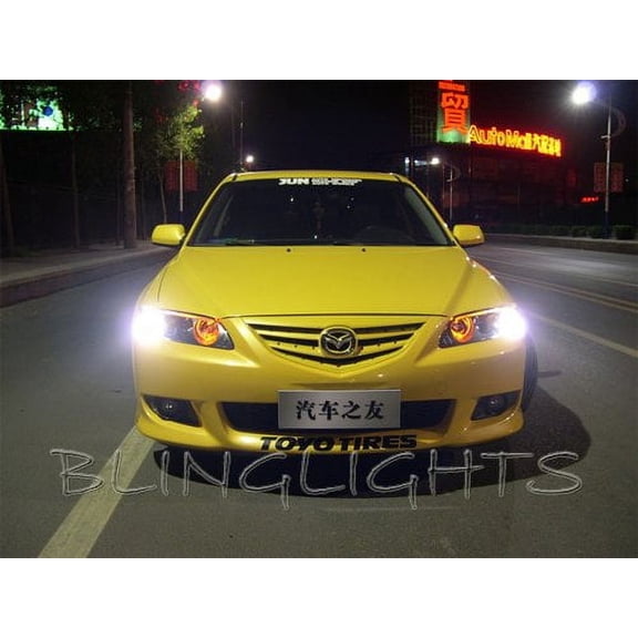 For 2003 2004 2005 2006 2007 2008 Mazda6 Bright White Replacement Lights Bulbs for Headlamps Headlights