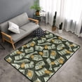 thumbnail image 2 of Area Rugs For Living Room Decor - Dollar Golden Spiders Cool Print Anti Slip Throw Washable Rugs 3x5 For Bedroom, Soft Indoor Carpet For Bedroom Living Room 60x39In, 2 of 5