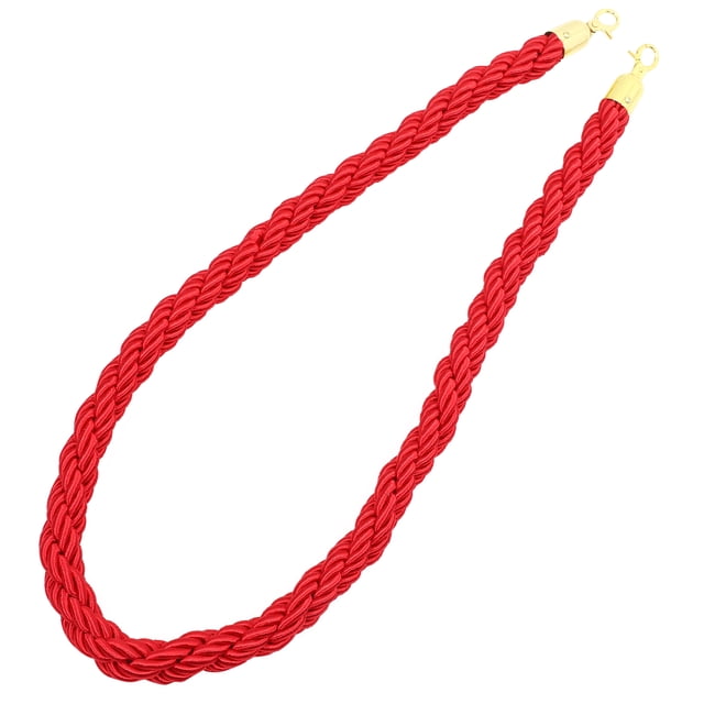 KAKOWELY Stanchion Rope Cordon Lanyard Crowd Control Rope Guard Bar Lanyard Queue Barrier Rope,59.06"X1.1"X1.1"