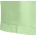 thumbnail image 4 of CHUMUD Women's Lace Trim Half Slip Side Slit Short Sleep Skirt Elastic Waist Breathable Loungewear, S-2XL, 4 of 5