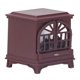 thumbnail image 3 of 1:12 Dollhouse Fireplace Plastic Miniature Fireplace Dollhouse Mini Furniture Decoration Accessories Burgundy, 3 of 5
