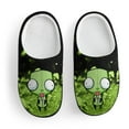 thumbnail image 3 of Alien Invader Zim Kid's Cotton Slippers Winter Warm Soft Plush Slippers with Rubber Sole Non-Slip Indoor Outdoor Slip on Shoes Fluffy House Slippers For Boys Girls Teen, 3 of 8
