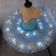 thumbnail image 2 of 2023-niñas Luz LED Profesional Ballet Tutu Glow Bailarina Vestido de ballet Niños Adultos Luminoso Fiesta de cumpleaños Traje de baile Ropa de baile-r, 2 of 3