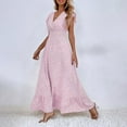 thumbnail image 6 of snowsong Maxi Dress,Easter Dress Women Maxi Dress For Women Ruffle Sleeve Beach Long Sundress Boho Summer Casual Floral Dress Floral Dress,Elegant Dresses,Work Dresses Purple Dress XL, 6 of 9