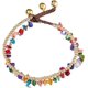 thumbnail image 1 of Double Layer Ankle Bracelet For Women Boho Beach Surfing Tassel Gravel Retro Bell Woven Beaded Layered Anklet, Suitable For Female Girls' Summer Gifts, 1 of 4