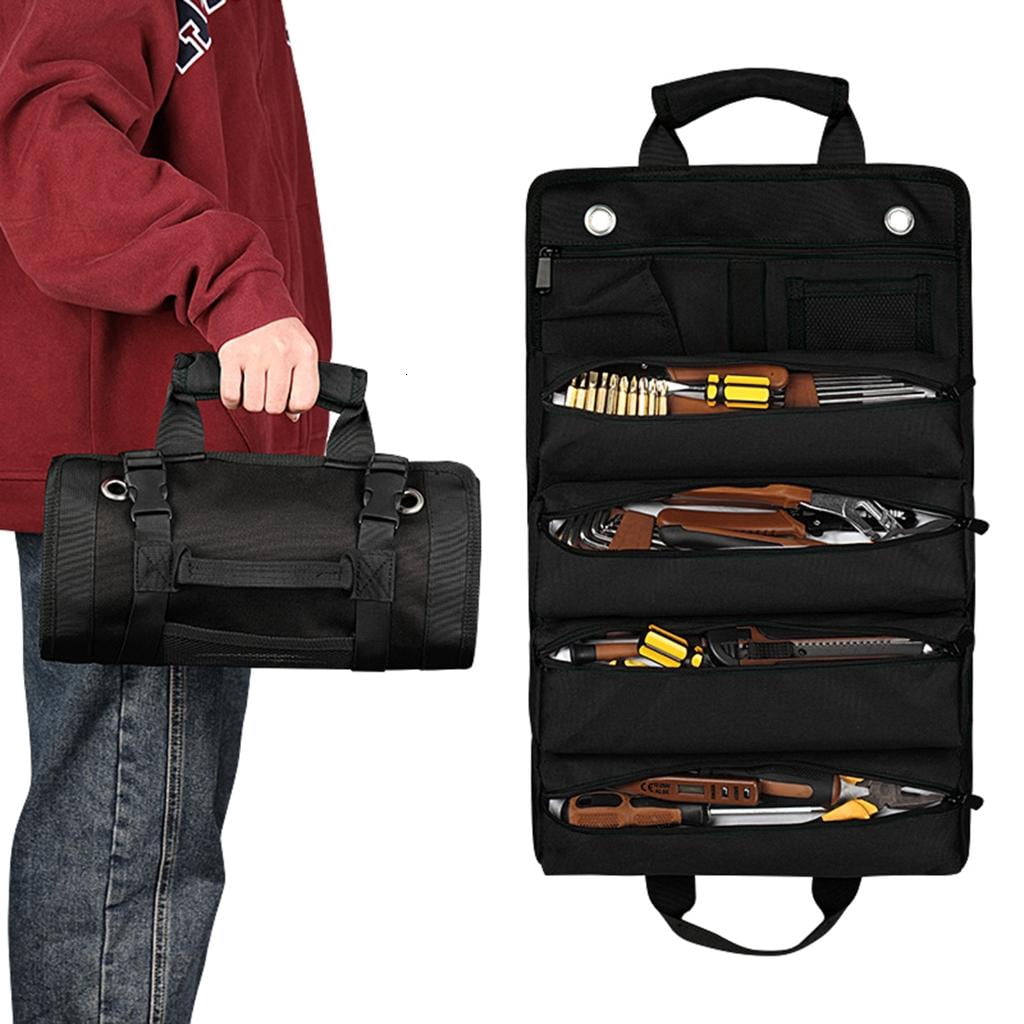 CEORPER Reliable Rolling Tool Bag Hardware Carry Case for Motorcycles & Truck Tool