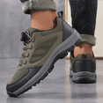 thumbnail image 3 of Men's Quick-Lock Outdoor Hiking Shoes – Breathable Rotating Buckle Sneakers for Trail Walking, 3 of 6