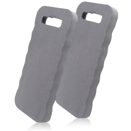 Hortem Thick Kneeling Pad Gray 2-Pack Waterproof Garden Knee Pads Multi-Functional Kneeler Pad