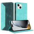 thumbnail image 1 of Funda FOXDOCK para iPhone 15 de Cuero Premium Bicolor con Ranuras RFID, Carcasa Tipo Billetera Antigolpes y Soporte Plegable, 1 of 6