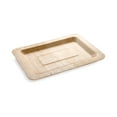 thumbnail image 2 of Rectangle Natural Bamboo Plate - 8" x 5 1/2" x 1/2" - 100 count box, 2 of 3