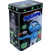 (2 Pack) Smurfs Glow In The Dark Bandages 30ct Tin